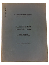 1954 New Mexico Plane Coordinate Projection Tables Publication 324 Surveying comprar usado  Enviando para Brazil