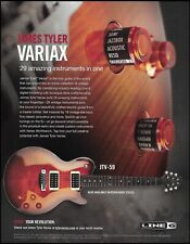 Line 6 James Tyler Variax JTV-59 anúncio de guitarra impressão 8 x 11 anúncio comprar usado  Enviando para Brazil