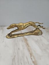 Vintage brass greyhound for sale  Round Lake