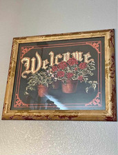 Large floral framed for sale  Fountain