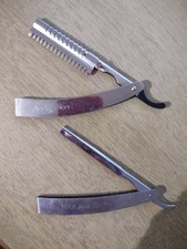 Lote de 2 barbeadores dobráveis retos vintage E. WECK. Modelador de cabelo Co Admiration comprar usado  Enviando para Brazil