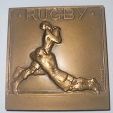 Médaille plaque bronze d'occasion  Amiens-
