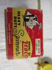 Molinete de pesca giratório vintage Zebco modelo 55 resistente na caixa funciona comprar usado  Enviando para Brazil