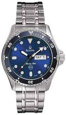 NOVO* Bulova Marine Star 98C62 Relógio Masculino Mostrador Azul Data do Dia MSRP $299! comprar usado  Enviando para Brazil