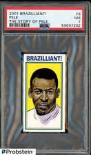 2001 Brazilliant! Soccer The Story Of Pelé #9 Pelé PSA 7 QUASE PERFEITO comprar usado  Enviando para Brazil