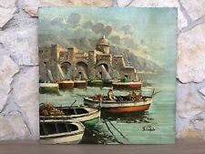 Quadro vintage marina usato  Calvizzano