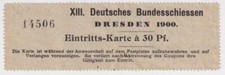 Eintrittskarte dresden xiii gebraucht kaufen  Deutschland
