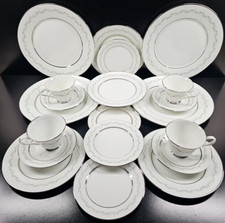 (4) Oxford Holyoke 5 peças configuração de lugar vintage Lenox prato de jantar floral lote retrô comprar usado  Enviando para Brazil