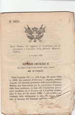 Decreto n.6094 1870 usato  Mezzago