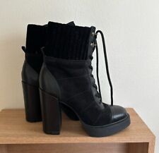 NOVAS BOTAS AREZZO sapatos de salto preto plataforma comprar usado  Enviando para Brazil