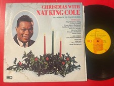 Christmas With Nat King Cole / Fred Waring LP Capitol Stereo Holiday VG+ comprar usado  Enviando para Brazil