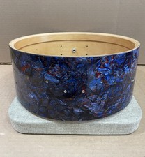DW Collectors Series Maple 14” tarola elétrica acabamento azul dobra comprar usado  Enviando para Brazil