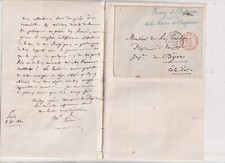 1861. signed autograph d'occasion  Expédié en Belgium