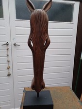 Wooden horse head for sale  CAMBRIDGE