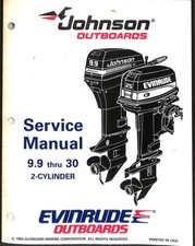 1994 Johnson Evinrude motor de popa manual de serviço 9.9 thru 30 HP 2 cilindros comprar usado  Enviando para Brazil