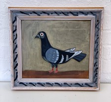 Naive pigeon painting for sale  INNERLEITHEN