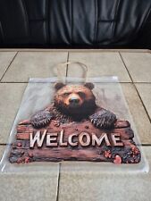 Holzschild braunbär willkomme gebraucht kaufen  Alheim