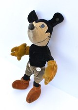 Boneca antiga vintage brinquedo de pelúcia Disney década de 1930 STEIFF MICKEY MOUSE COM BOTÃO 6,5" comprar usado  Enviando para Brazil