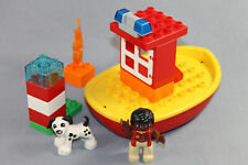 Lego Duplo Feuerwehr / Feuerwehrboot / Boot mit Zubehör, usado comprar usado  Enviando para Brazil