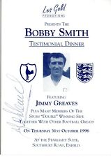 Bobby smith testimonial for sale  SAFFRON WALDEN