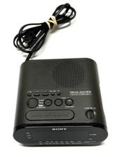 Relógio despertador digital Sony Dream Machine rádio AM FM preto modelo nº ICF-C218 comprar usado  Enviando para Brazil