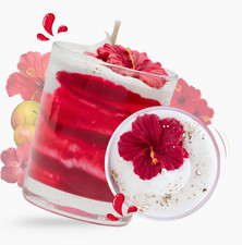 Bougie gourmande hibiscus d'occasion  Nice-