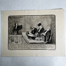 Honoré daumier lithographie d'occasion  France