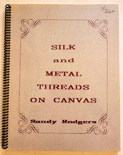 Fios de seda e metal sobre tela, Sandy Rodgers, 1989, encadernados em espiral, usado comprar usado  Enviando para Brazil