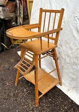 Seggiolone vintage legno usato  Mondovi