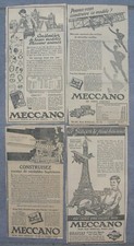 Lot publicités meccano d'occasion  Champs-Sur-Yonne