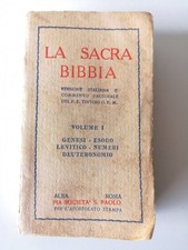 Sacra bibbia ver.italiana usato Sacra bibbia ver.italiana usato  Villesse