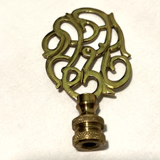 Brass scroll lamp for sale  Grant