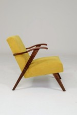 Vintage armchair yellow for sale  WARRINGTON