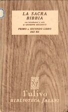 Sacra bibbia. primo usato  Lucera
