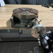 Rotary table 125mm for sale  BIRMINGHAM