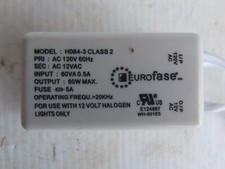 TRANSFORMADOR DE LUZ HALÓGENA AC EUROFASE 120V - 12V modelo # H083-3, usado comprar usado  Enviando para Brazil