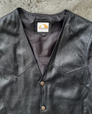 mens leather waistcoat for sale  EDENBRIDGE