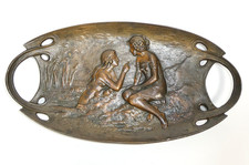 Ninfa de água tigela de ferro Art Nouveau comprar usado  Enviando para Brazil
