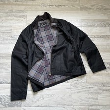 Jaqueta masculina Barbour Wax International Mind AW23 tamanho grande preta, usado comprar usado  Enviando para Brazil