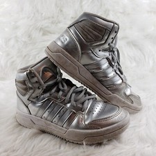 Tênis Adidas FZ1112 Prata Hi Top Feminino Tamanho EUA 5 EUR 36 comprar usado  Enviando para Brazil
