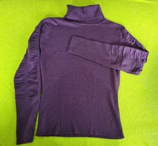 Lila langarmshirt rollkragenpu gebraucht kaufen  Sindelfingen