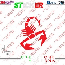 Adesivo sticker abarth usato  Matera