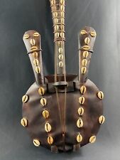 Guitarra Africana Kora Mandinka Con Decoración De Cauris Gabón comprar usado  Enviando para Brazil