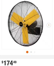 Master 24" Yellow High Velocity Wall Mount Fan 3-Speed comprar usado Master 24" Yellow High Velocity Wall Mount Fan 3-Speed comprar usado  Enviando para Brazil