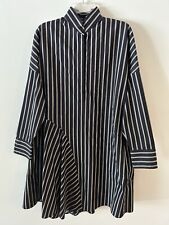 Usado, Vestido Camisa AKRIS PUNTO Listrado Manga Longa Tamanho 8 Preto comprar usado  Enviando para Brazil