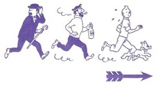 Herge carte postale d'occasion  Buxerolles