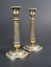Coppia candelieri bronzo usato  Vignanello