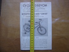 Cycles drevon brochure d'occasion  Expédié en Belgium