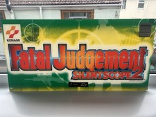 Konami fatal judgement for sale  LOWESTOFT