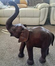 Vintage leather elephant for sale  LLANELLI